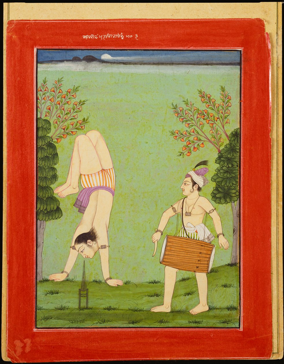 高达·拉加（Gauda Raga）：迪帕克（Dipak）的第三个儿子，约1750年 作者 帕哈里学校