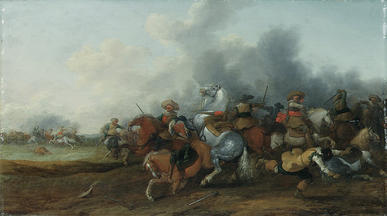 骑兵小冲突，1632年 作者 Palamedes Palamedesz