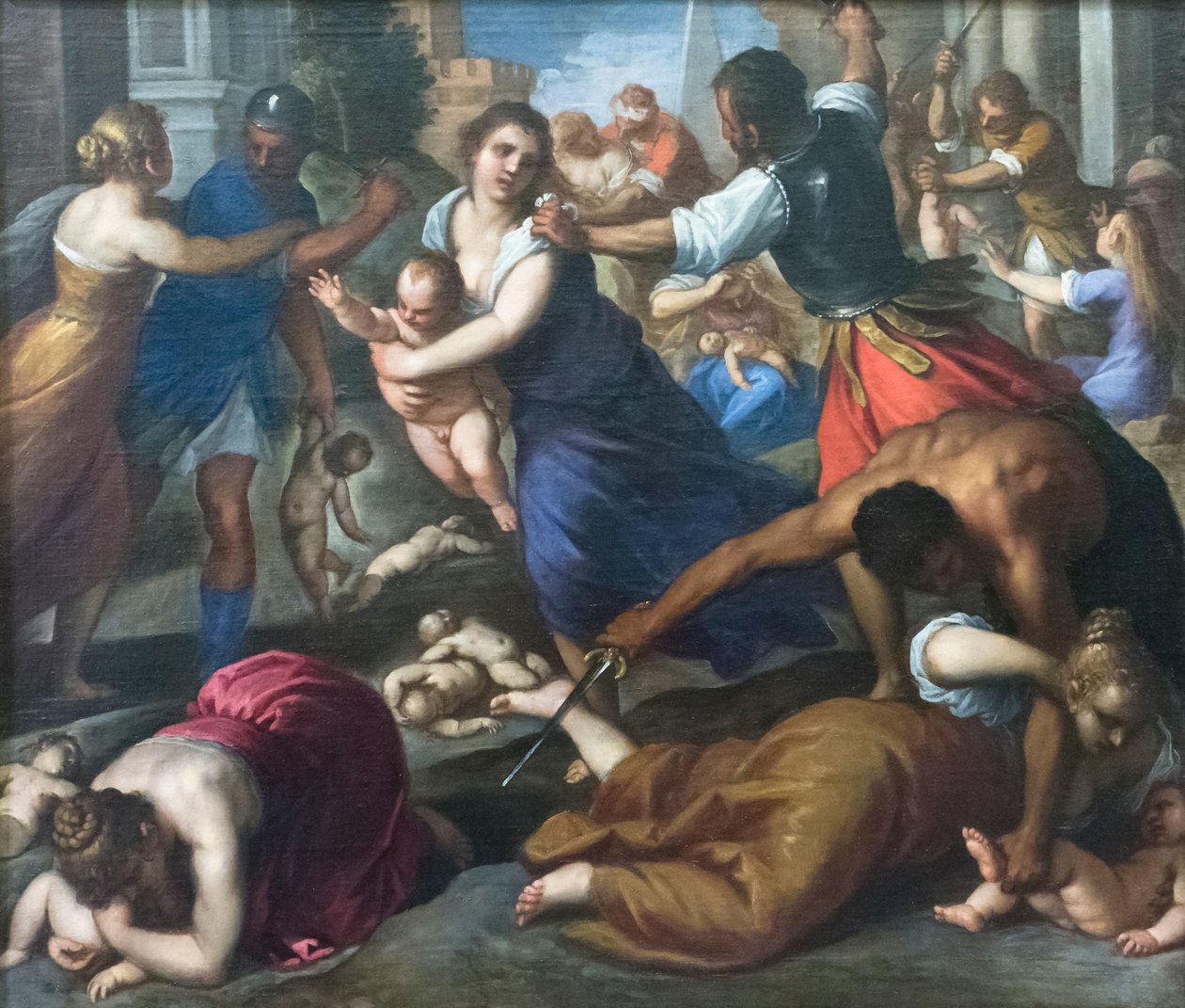 屠杀无辜 作者 帕尔马 Il Giovane（1548-1628 年）