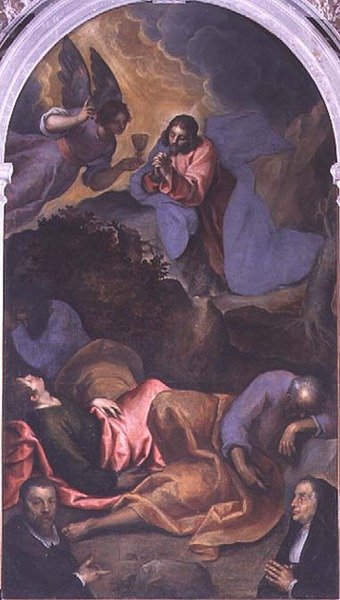 基督在客西马尼园 作者 帕尔玛（Palma Il Giovane）