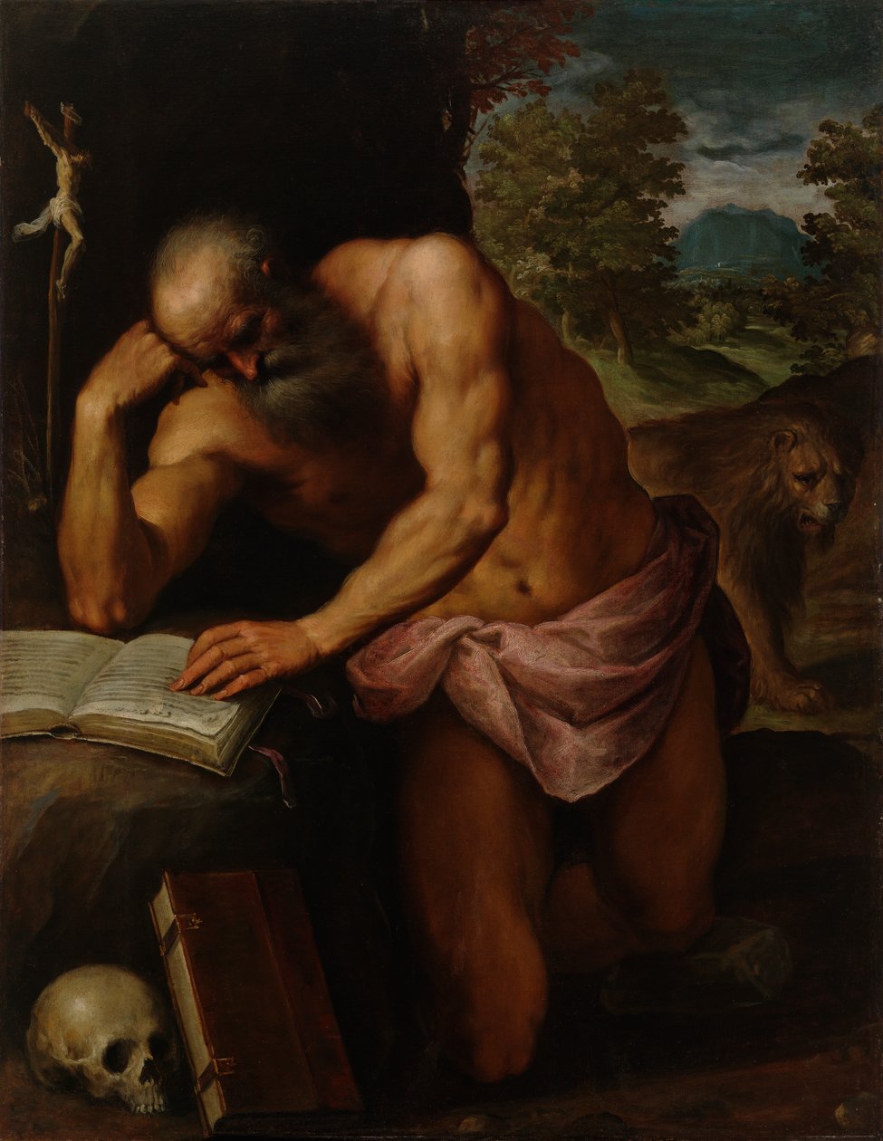 圣杰罗姆 作者 帕尔玛（Palma Il Giovane）