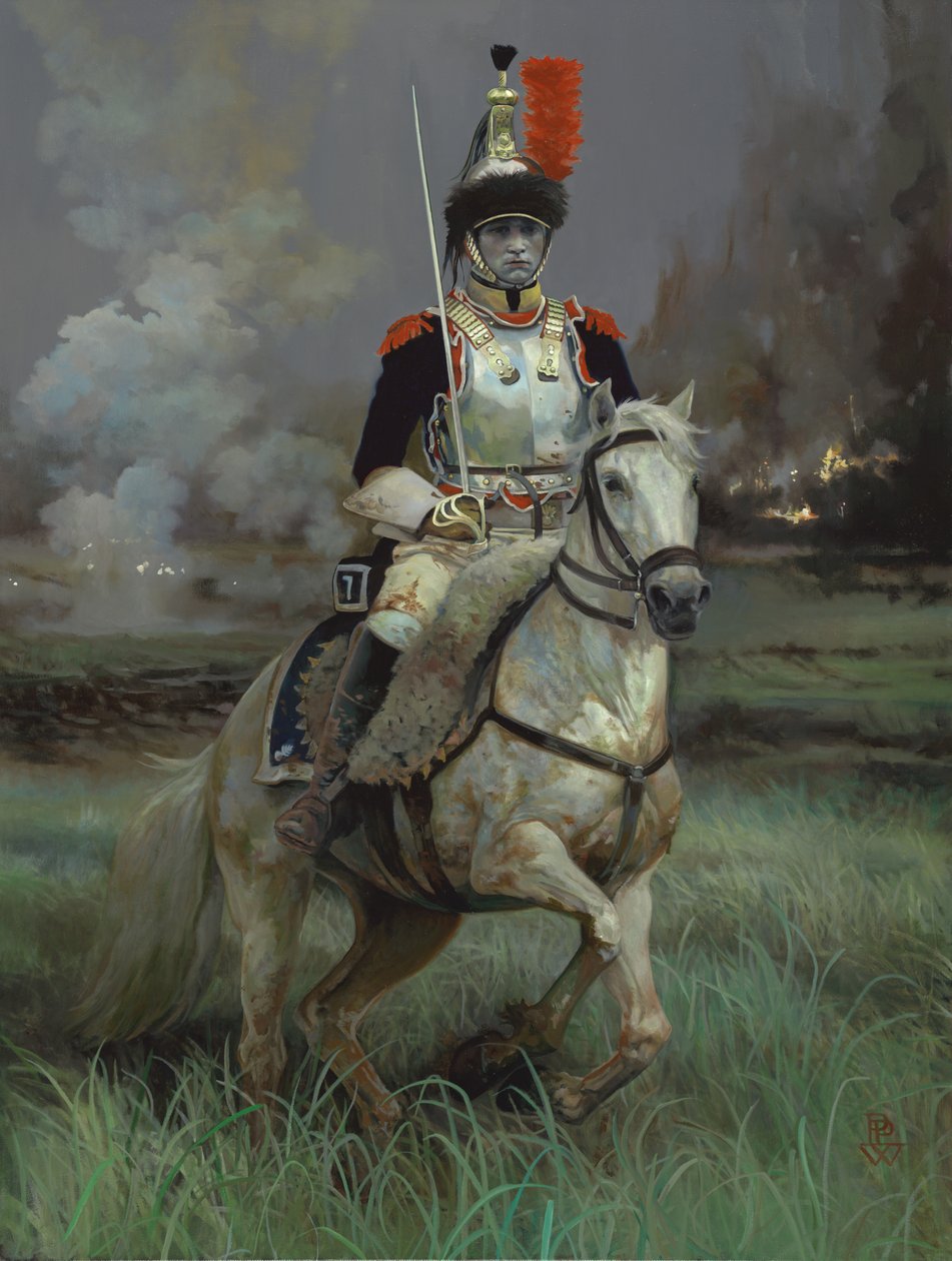 Cuirassier，2016 年（布面油画） 作者 帕梅拉·帕特里克·怀特