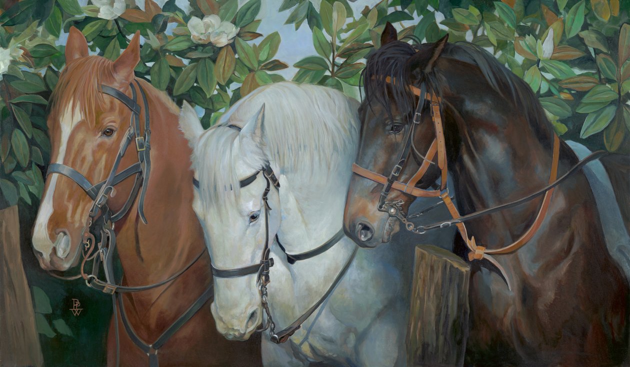 获救》，2014 年（布面油画） 作者 帕梅拉·帕特里克·怀特