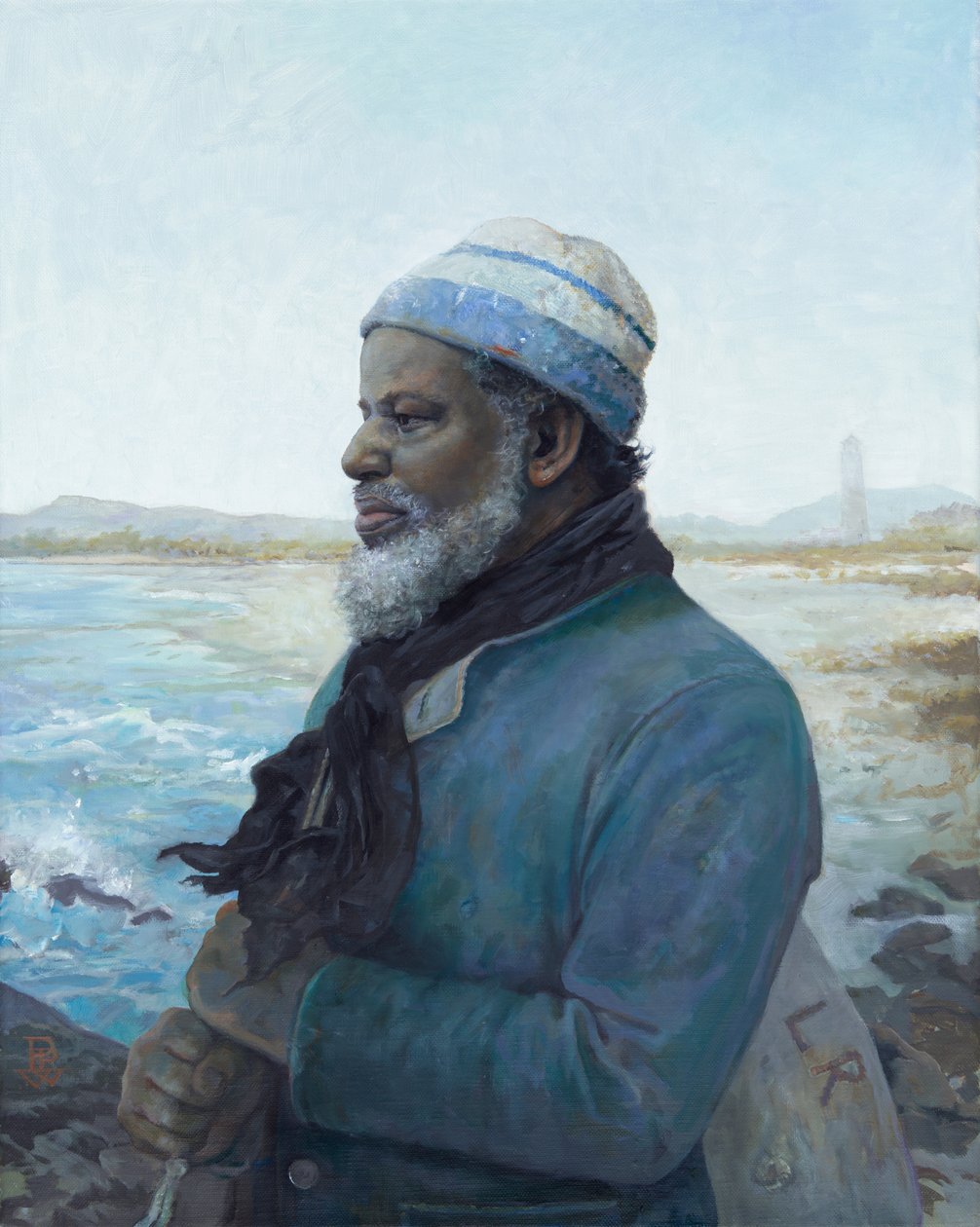 逃跑的海员》，2020 年（布面油画） 作者 帕梅拉·帕特里克·怀特