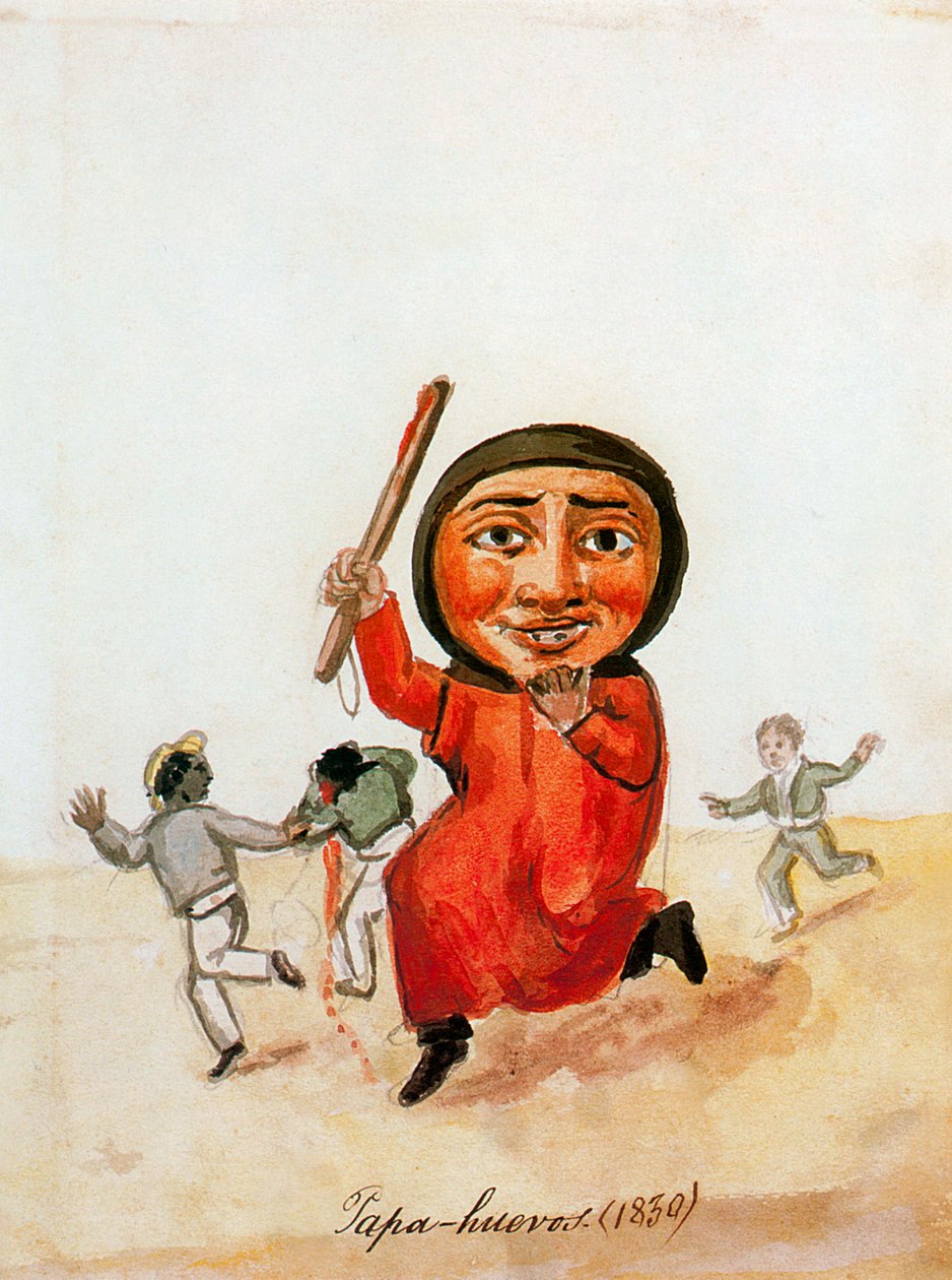 Pancho Fierro的水彩画（利马，1807年 - 利马，1879年） 作者 潘乔·费罗（Pancho Fierro）