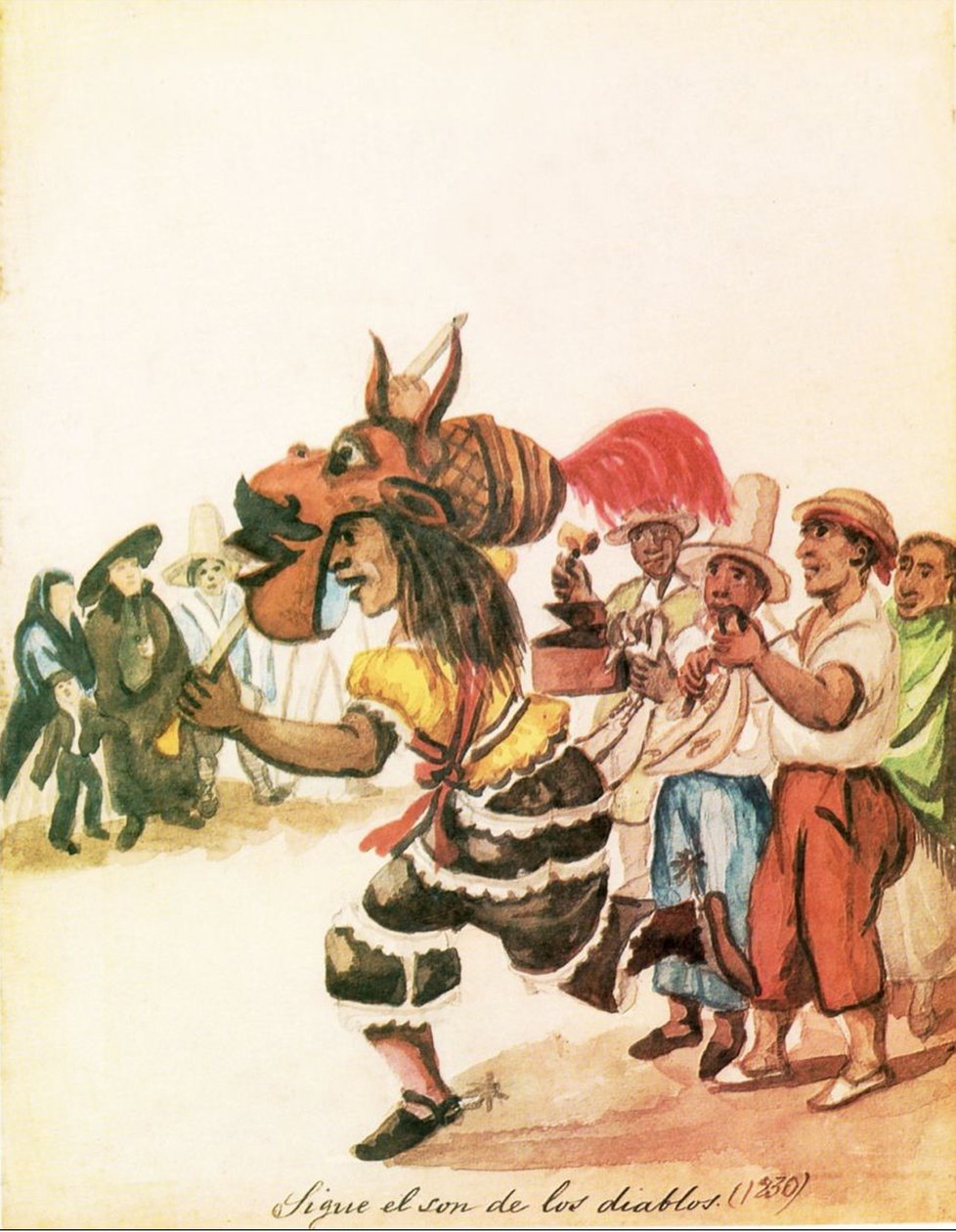 Pancho Fierro的水彩画 作者 潘乔·费罗（Pancho Fierro）