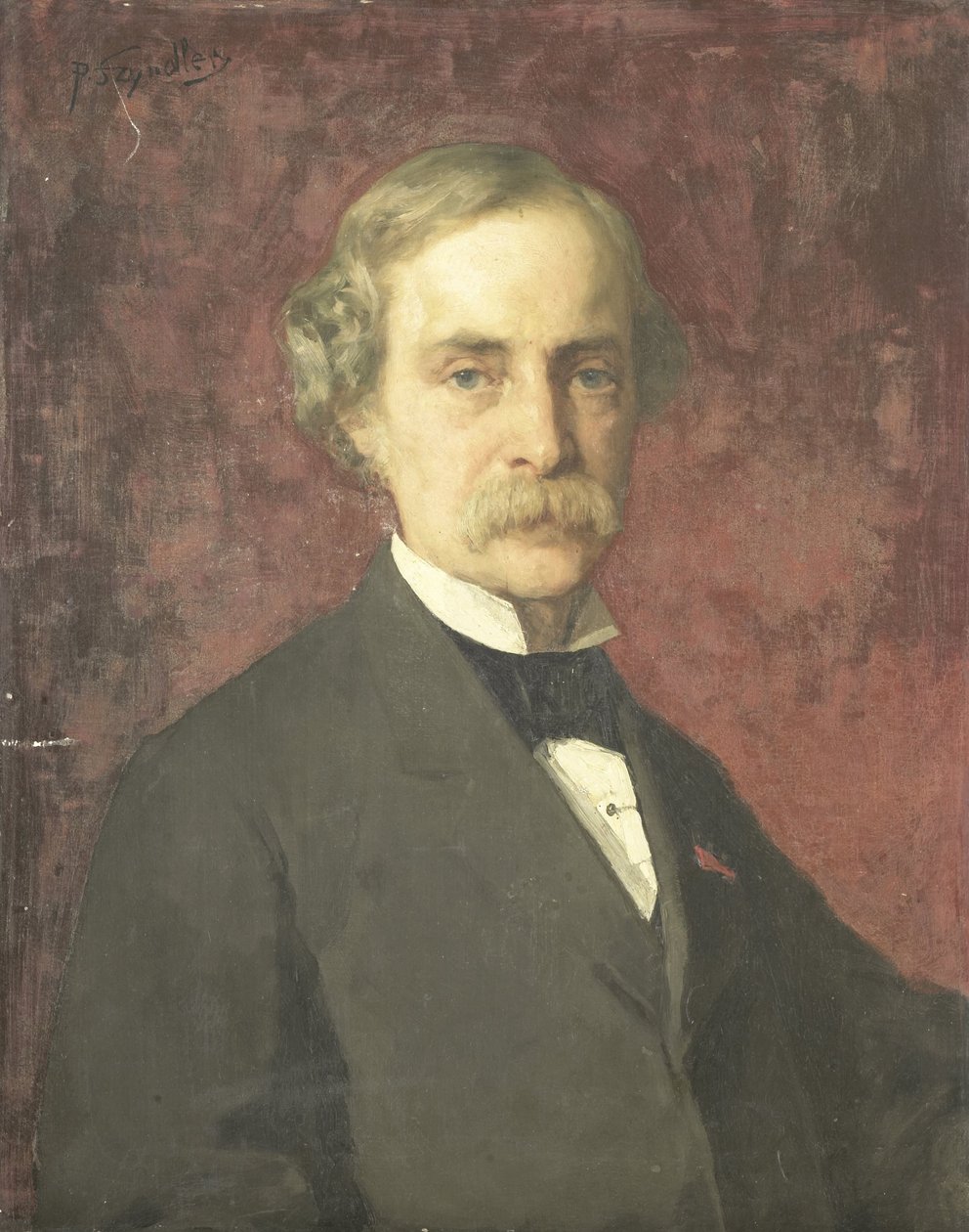 约翰·威廉·凯撒 (1813-1900)。 平面艺术家、雕刻学校和国立博物馆馆长 作者 潘塔莱昂·辛德勒