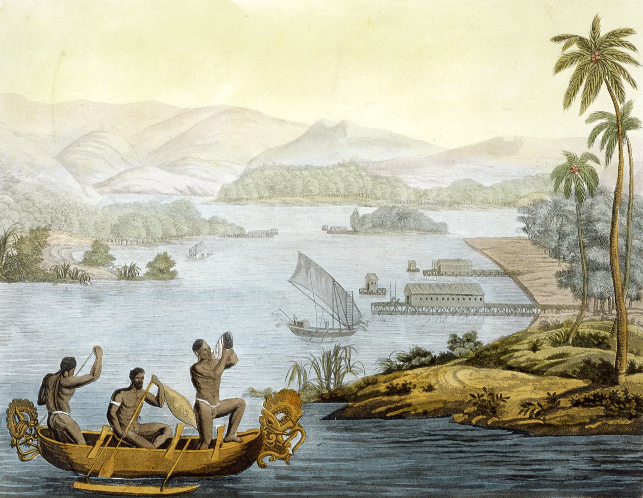 来自Jules Ferrario的&39;The Old and Modern Costume&39;的75号Port Dury，出版于1820年代至30年代 作者 保罗·富马加利