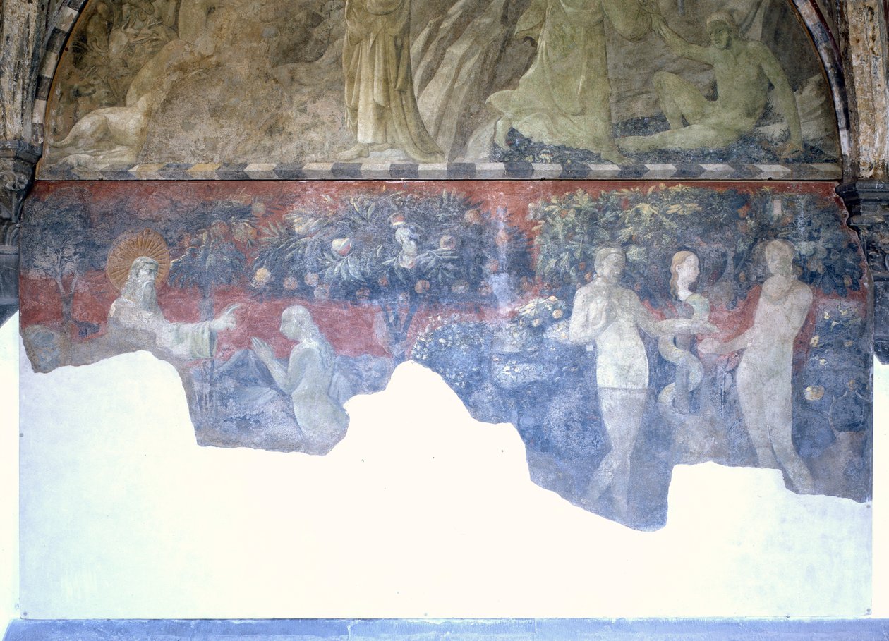 亚当和夏娃，1424-25 作者 保罗·乌切洛