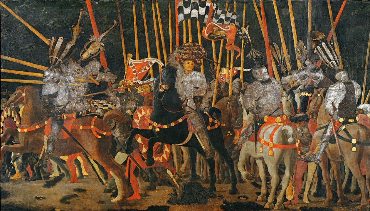 圣罗马诺战役于1432年，第1456年 作者 保罗·乌切洛