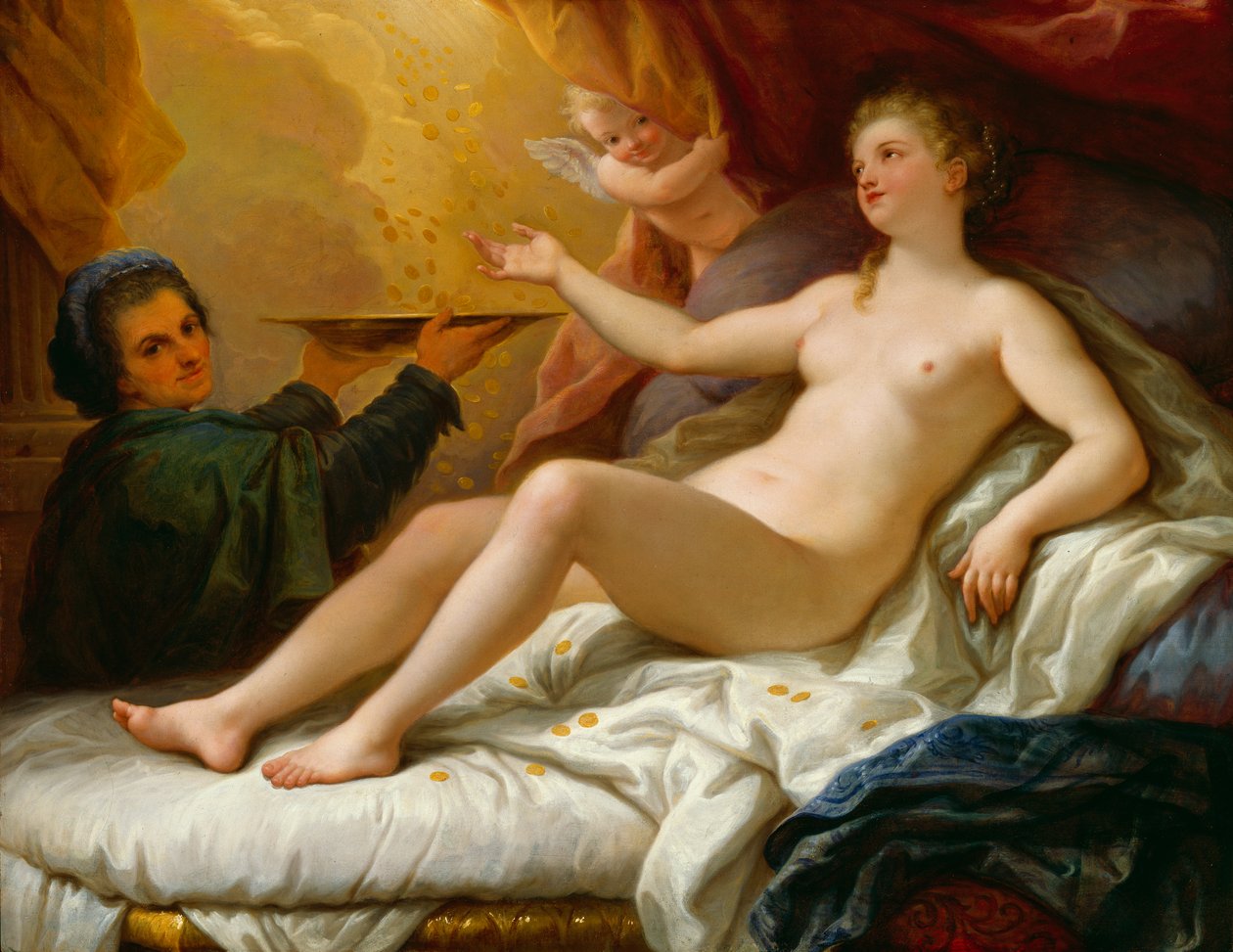 Danae，c.170515（油画布在masonite上） 作者 保罗·迪·马蒂斯