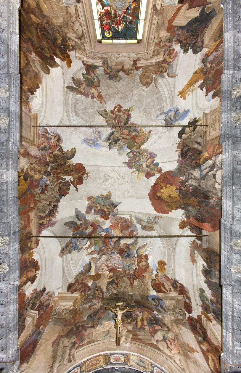 带壁画的金库，c.1696-97 作者 保罗·帕加尼