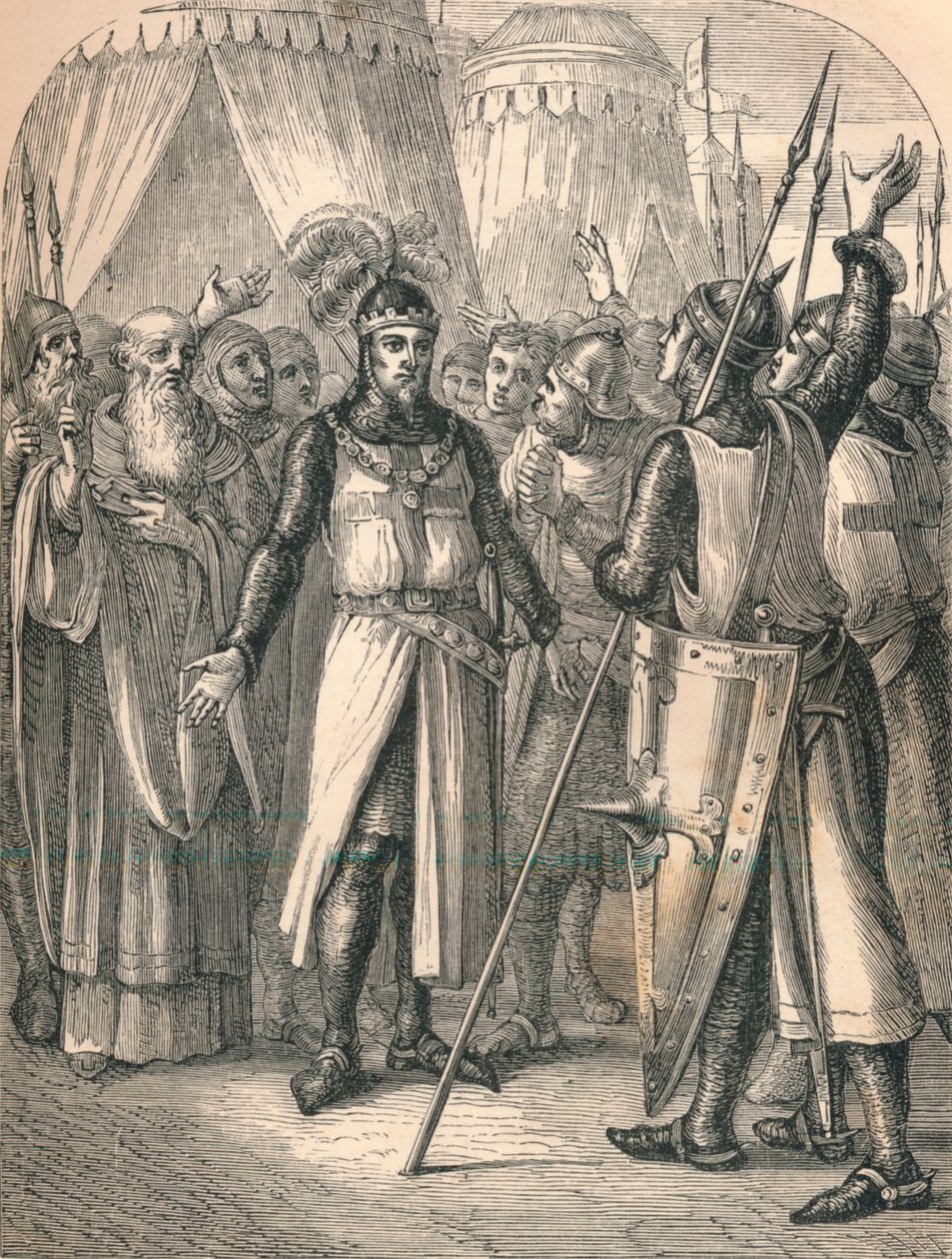 Godfreys恢复，1869年 作者 保罗·普罗洛