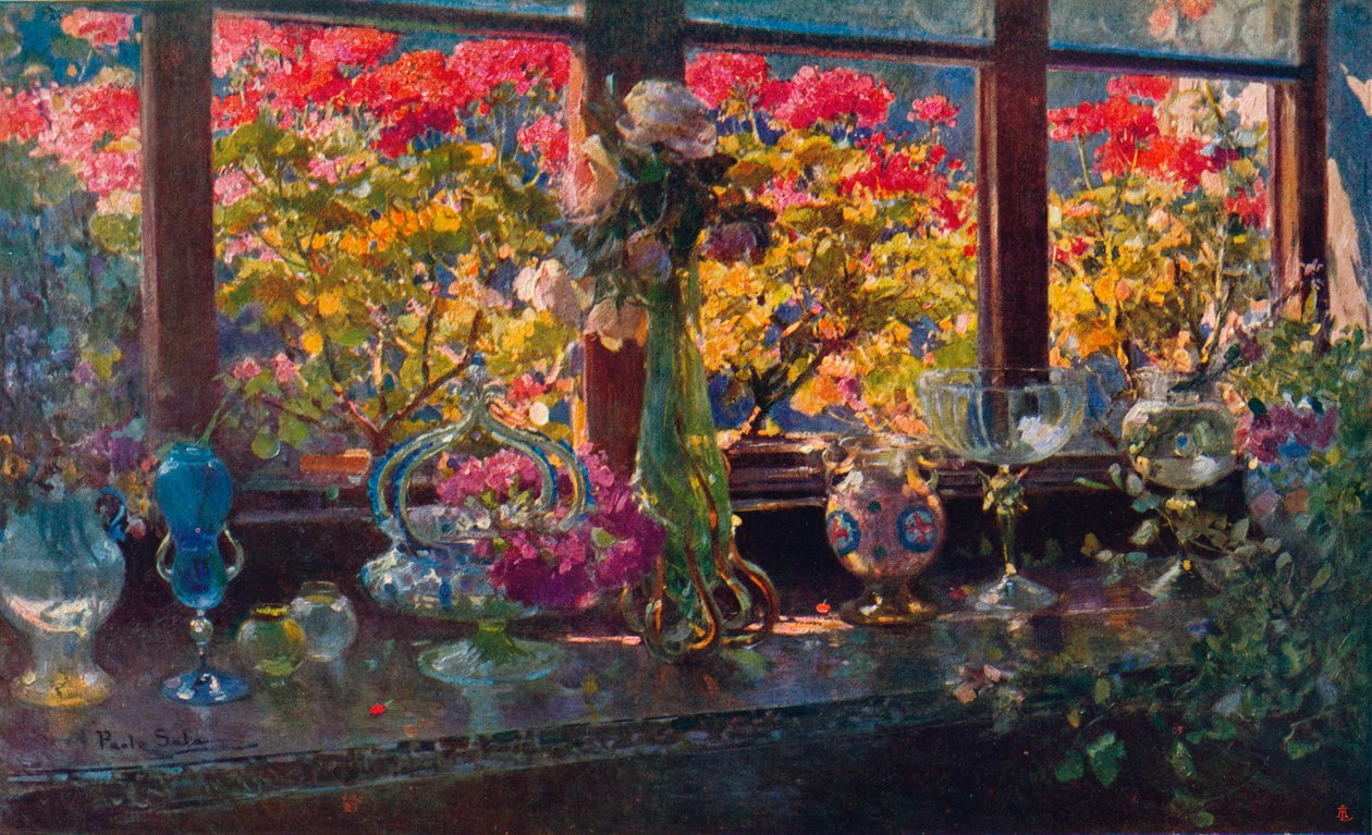我的花"，约1913年 作者 保罗·萨拉