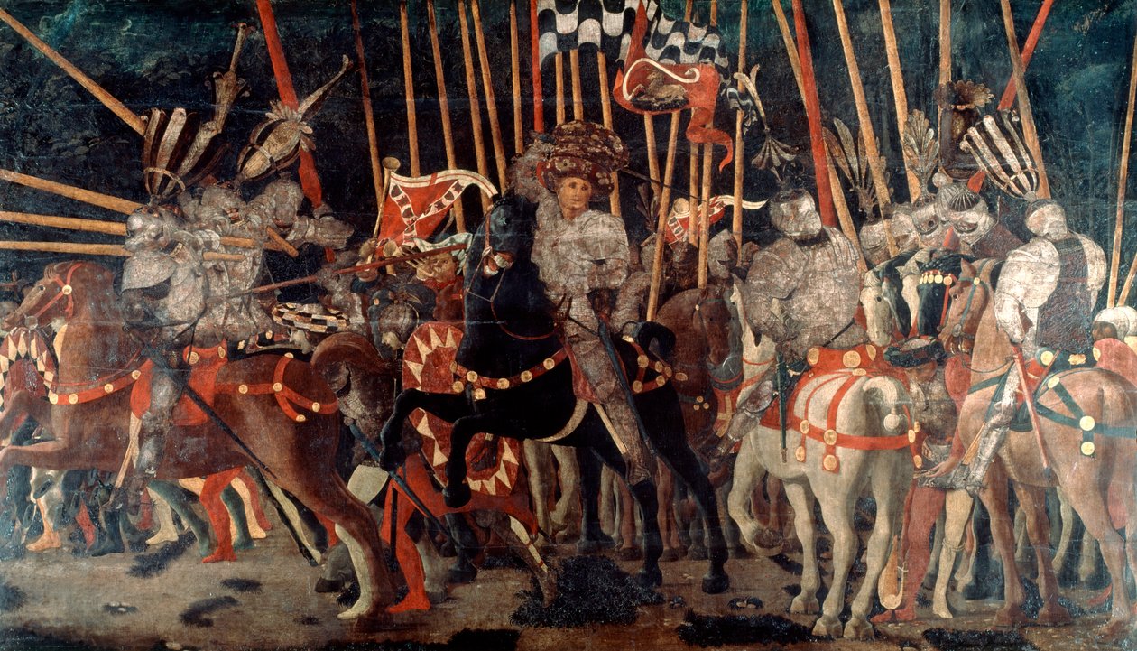 圣罗马诺战役，1432年c1435-1440 作者 保罗·乌切洛