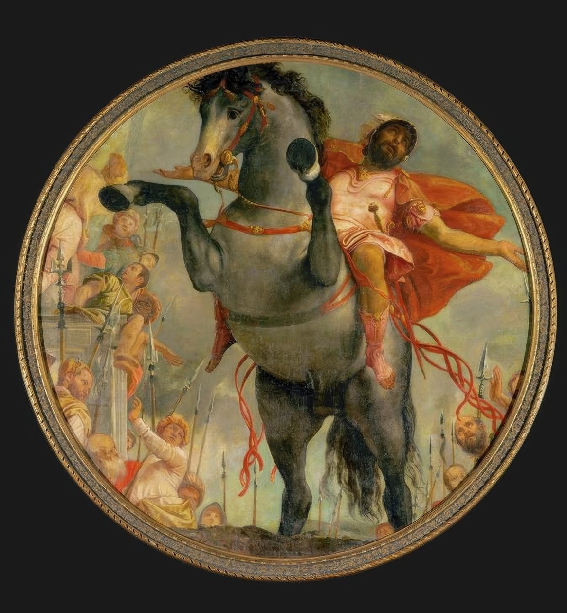 马库斯·库尔蒂乌斯（Marcus Curtius）的牺牲 作者 保罗·韦罗内塞