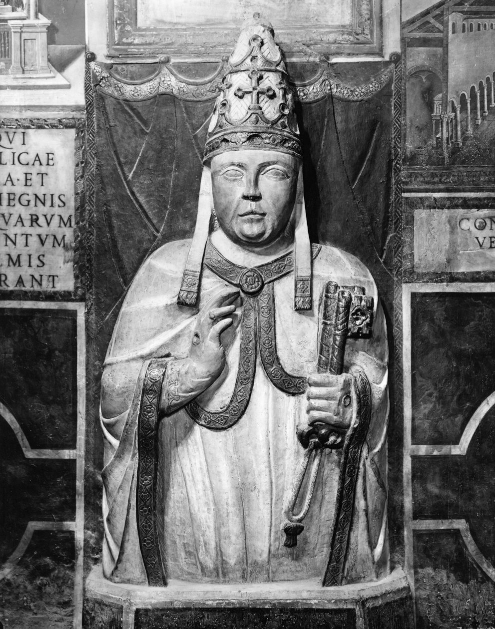 教皇本笃十二世 (d.1342) 作者 保罗·达·锡耶纳（Paolo da Siena）