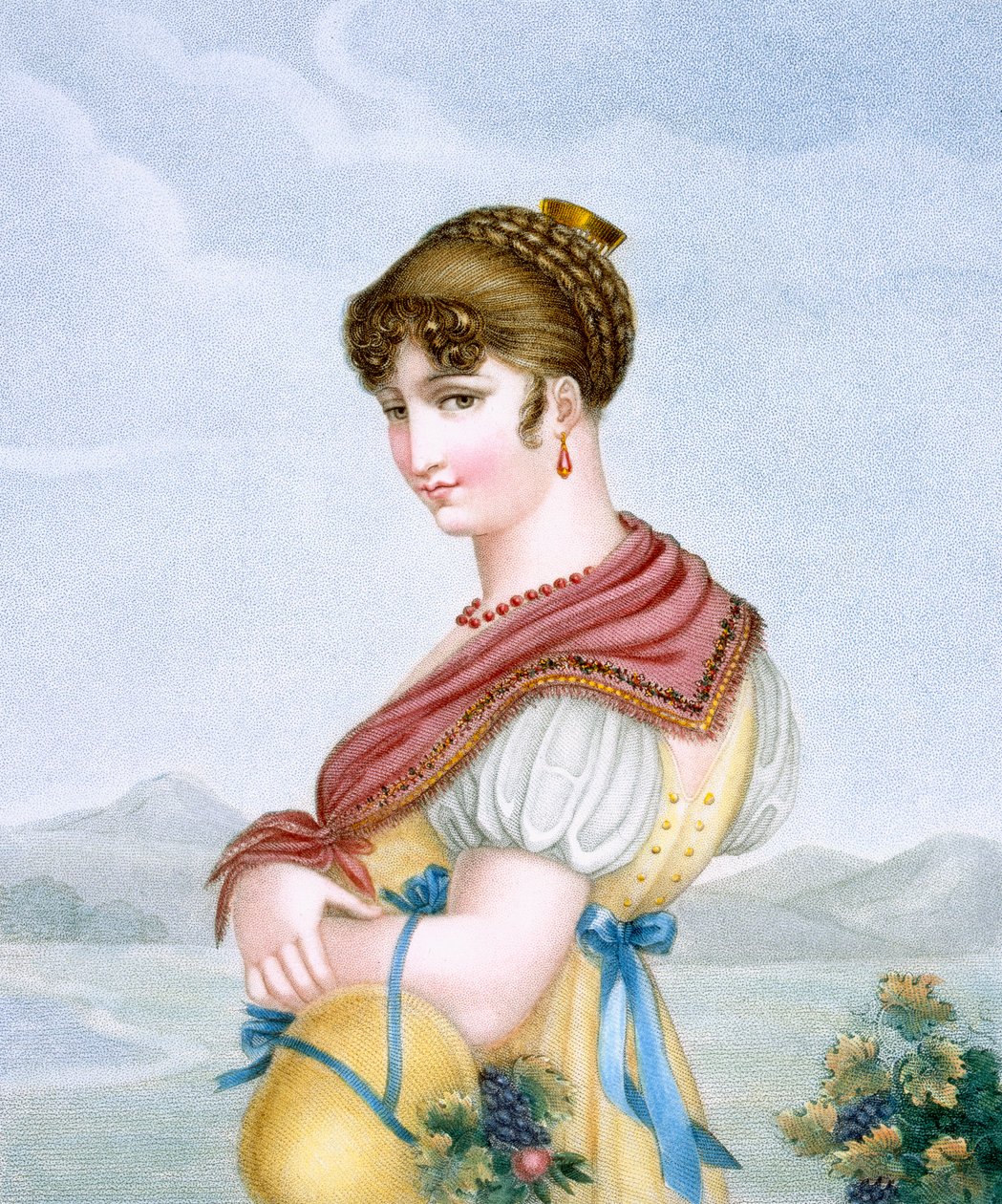 The Reverie，由Augrand雕刻，1816年 作者 冻糕奥格朗