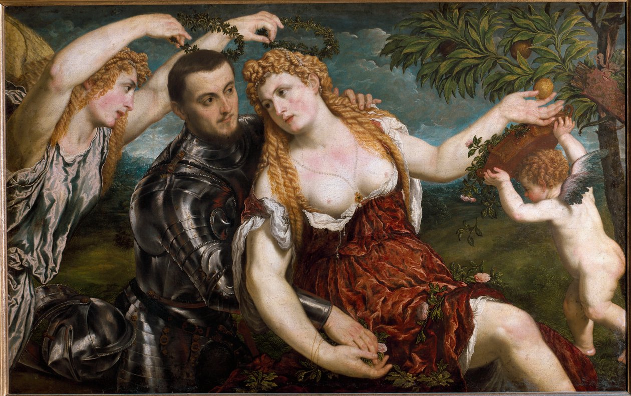 Allegory of Victoire (Painting 作者 巴黎·博尔多内