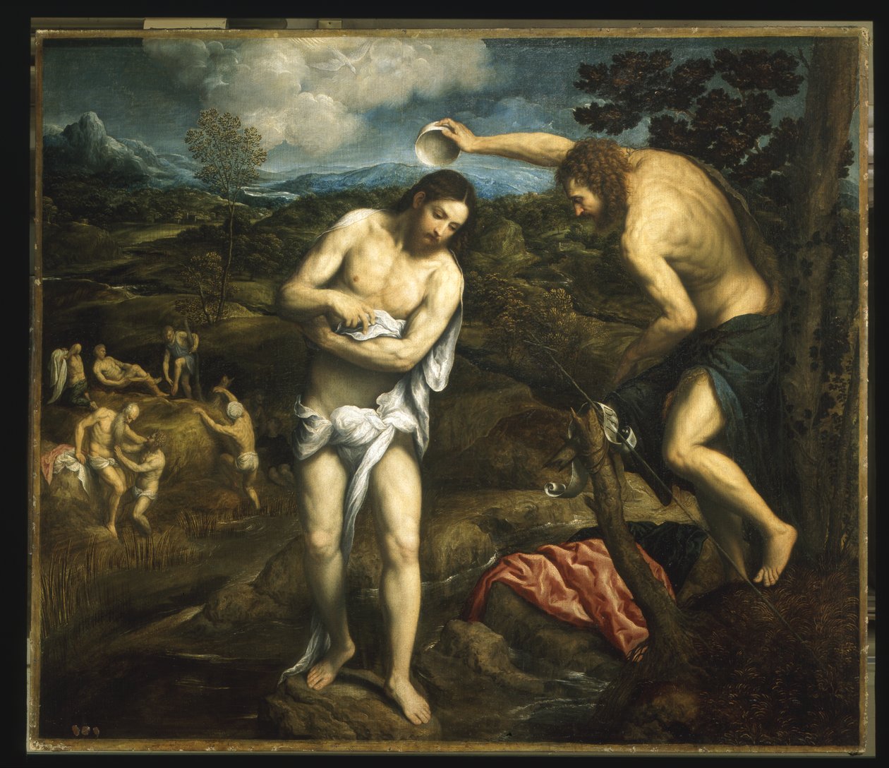 Baptism of Christ 作者 巴黎·博尔多内