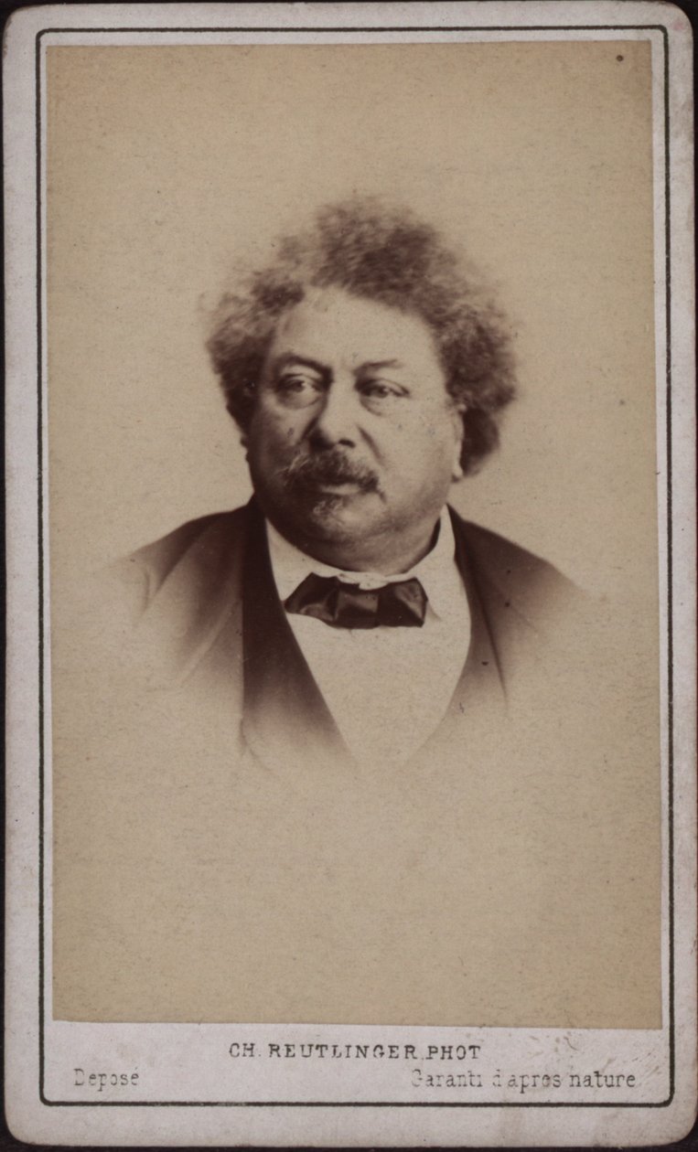 作者：大仲马（Alexandre Dumas père）1802-1870，约1868年。 作者 巴黎。摄影工作室罗伊特林格