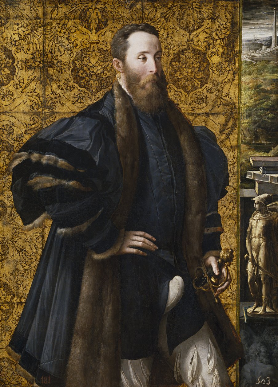 Pier Maria Rossi di San Secondo的肖像 作者 帕玛强尼诺