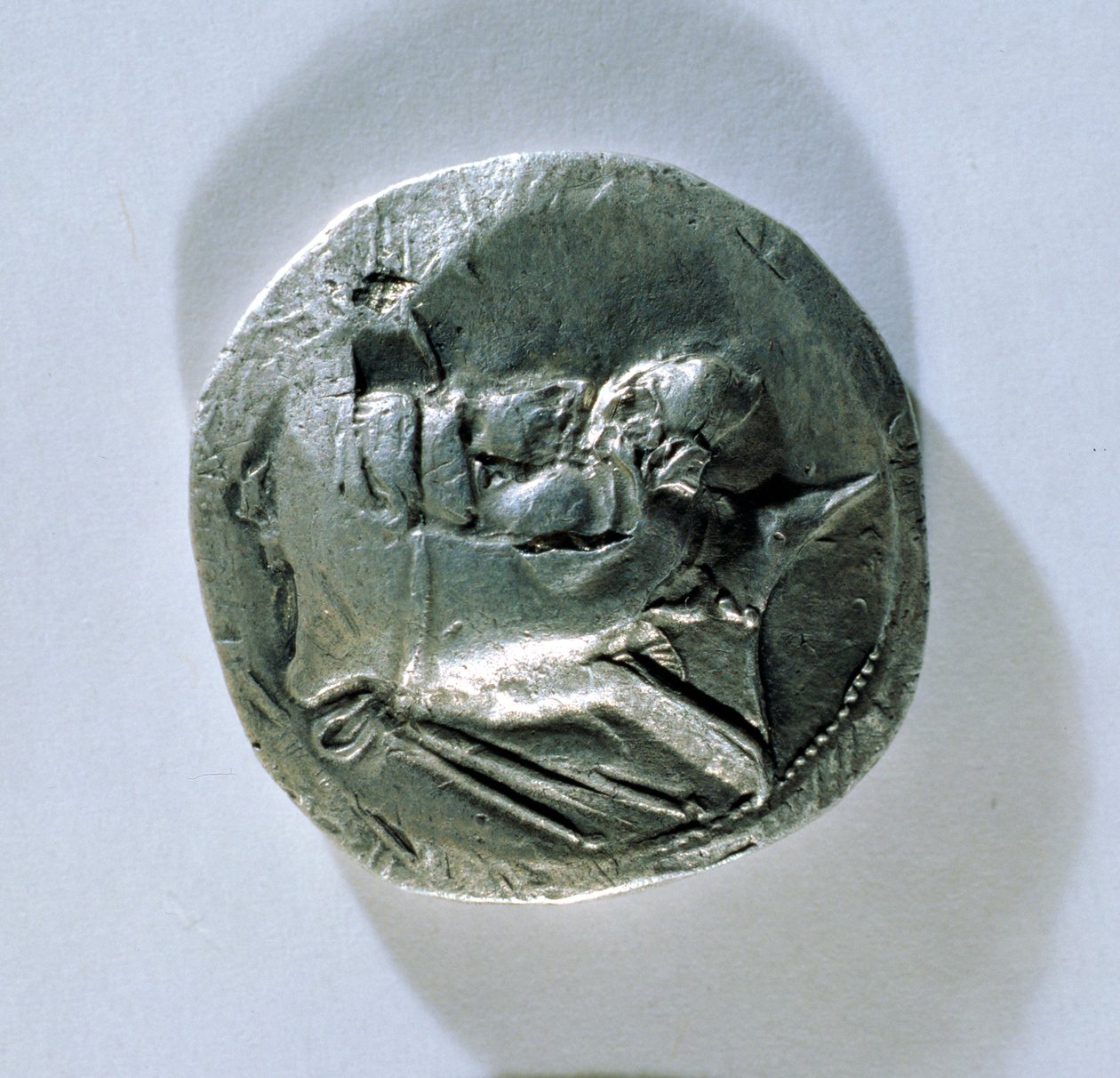 Persis国王Vahbarz的Tetradrachm，描绘国王头（正面）（另见180369） 作者 帕提亚学校