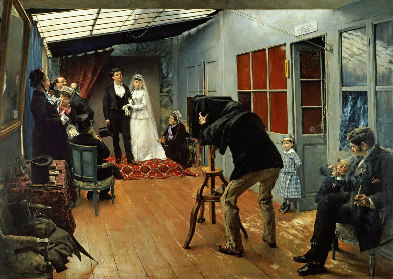 摄影师的婚礼，1878-9 作者 帕斯卡尔·阿道夫·让·达格南·布维莱