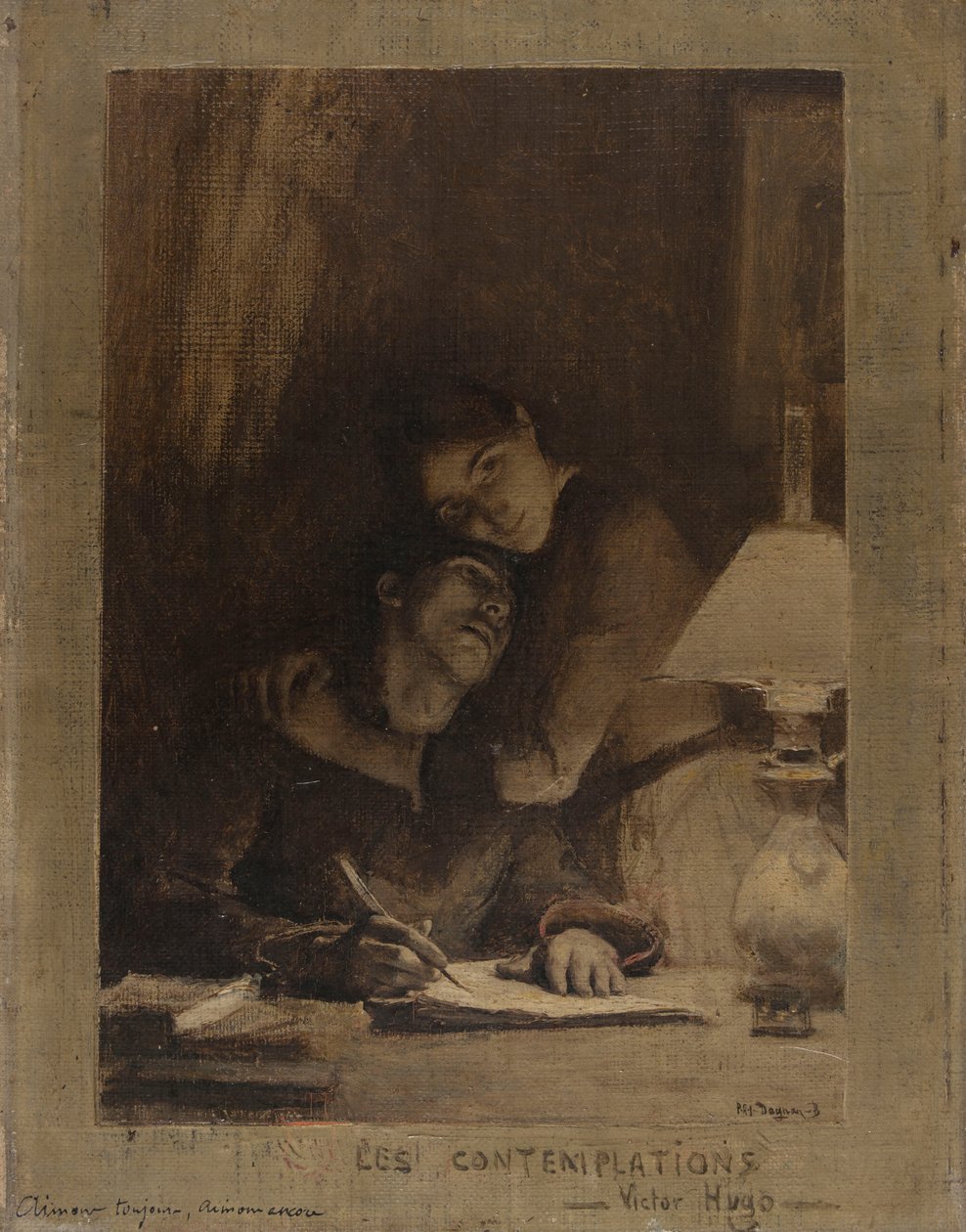 让我们再爱一次让我们再爱一次，约1886年。 作者 帕斯卡尔·阿道夫·让·达格南·布维莱