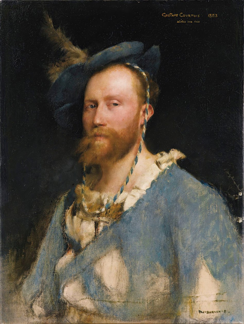 艺术家Gustave Courtois 1852-1923年的肖像，1883年。 作者 帕斯卡尔·阿道夫·让·达格南·布维莱