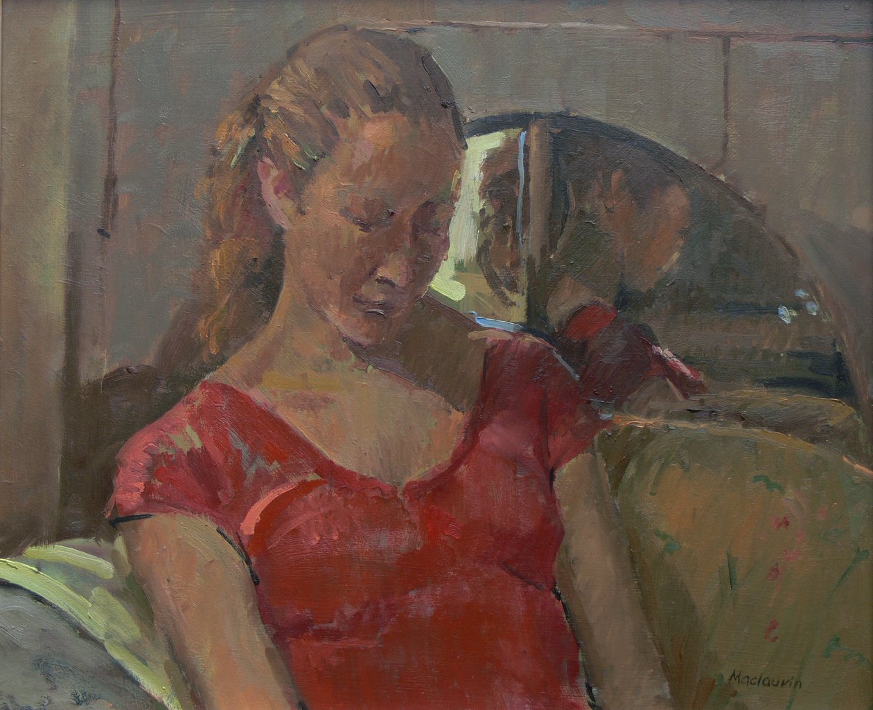 由旧镜子，2009年 作者 帕特·麦克劳林