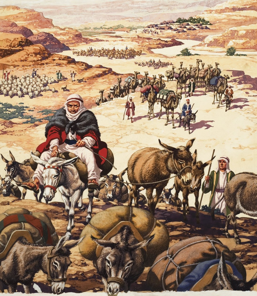 圣经场景 作者 帕特（1907-95）尼科尔