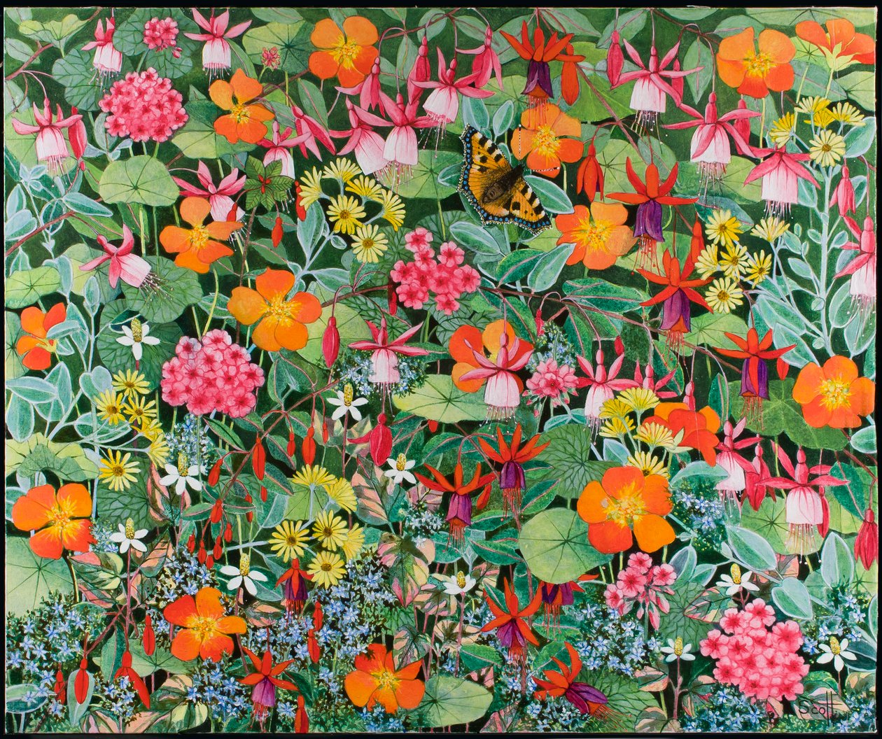 吸引力，2011 年（丙烯酸水彩画） 作者 帕特·斯科特