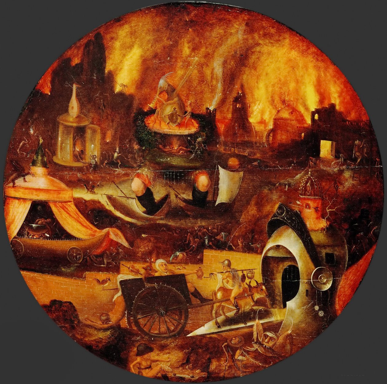 地狱》，约1545年 作者 帕蒂尼耶