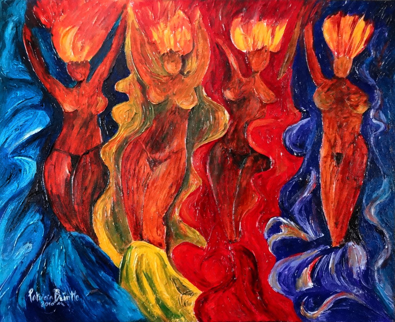 Carnavalesque，2010（画布上的丙烯酸树脂） 作者 帕特里夏·布林特（Patricia Brintle）