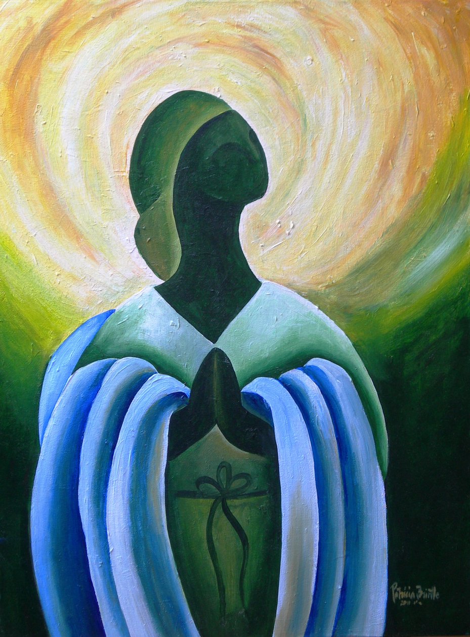 Divine Grace，2011（画布上的丙烯酸） 作者 帕特里夏·布林特（Patricia Brintle）