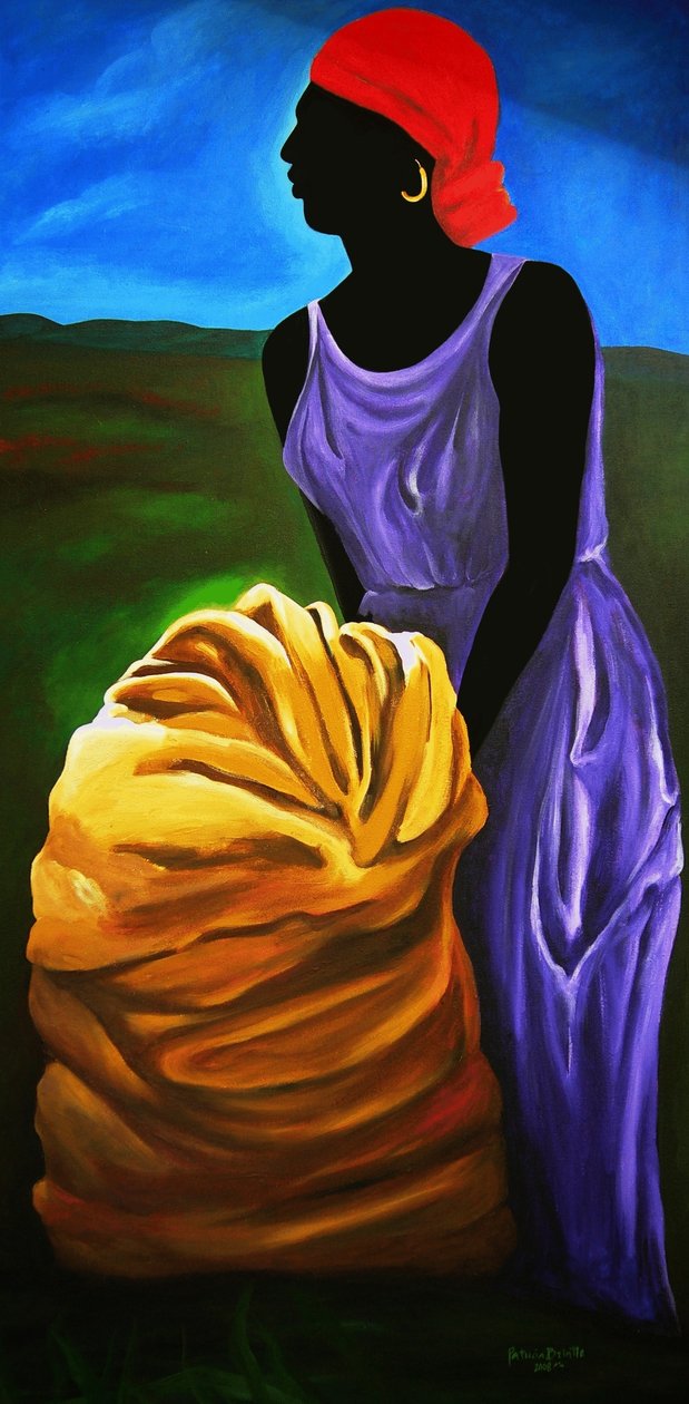 Esther，2008（画布上的丙烯酸） 作者 帕特里夏·布林特（Patricia Brintle）