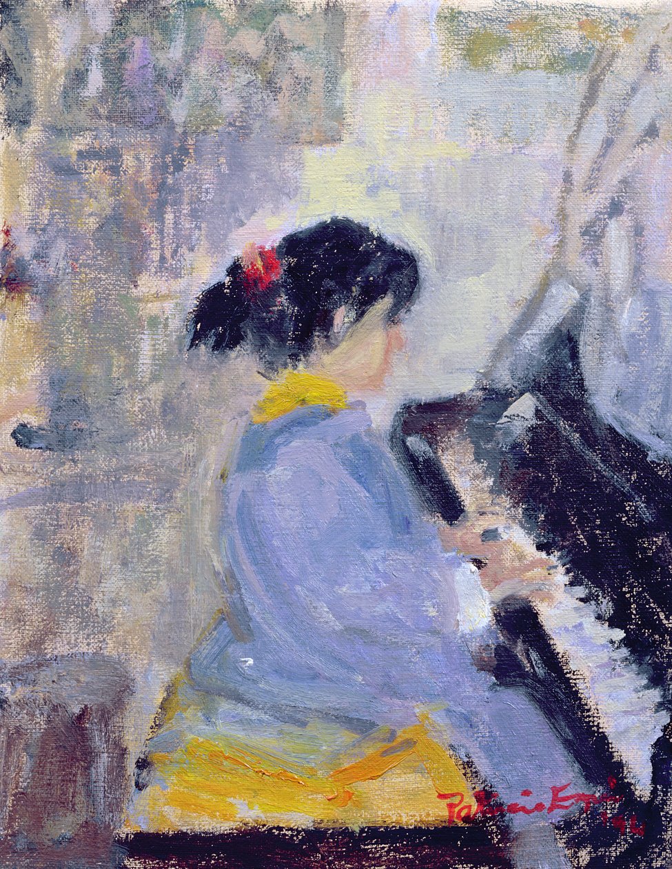 在钢琴，1994年 作者 帕特里夏·埃斯皮尔（Patricia Espir）
