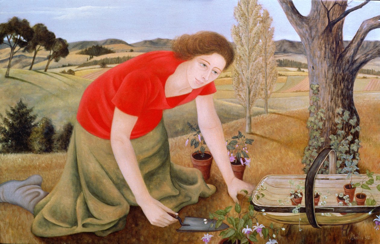 夏季花园，1990年 作者 帕特里夏·奥布莱恩（Patricia OBrien）