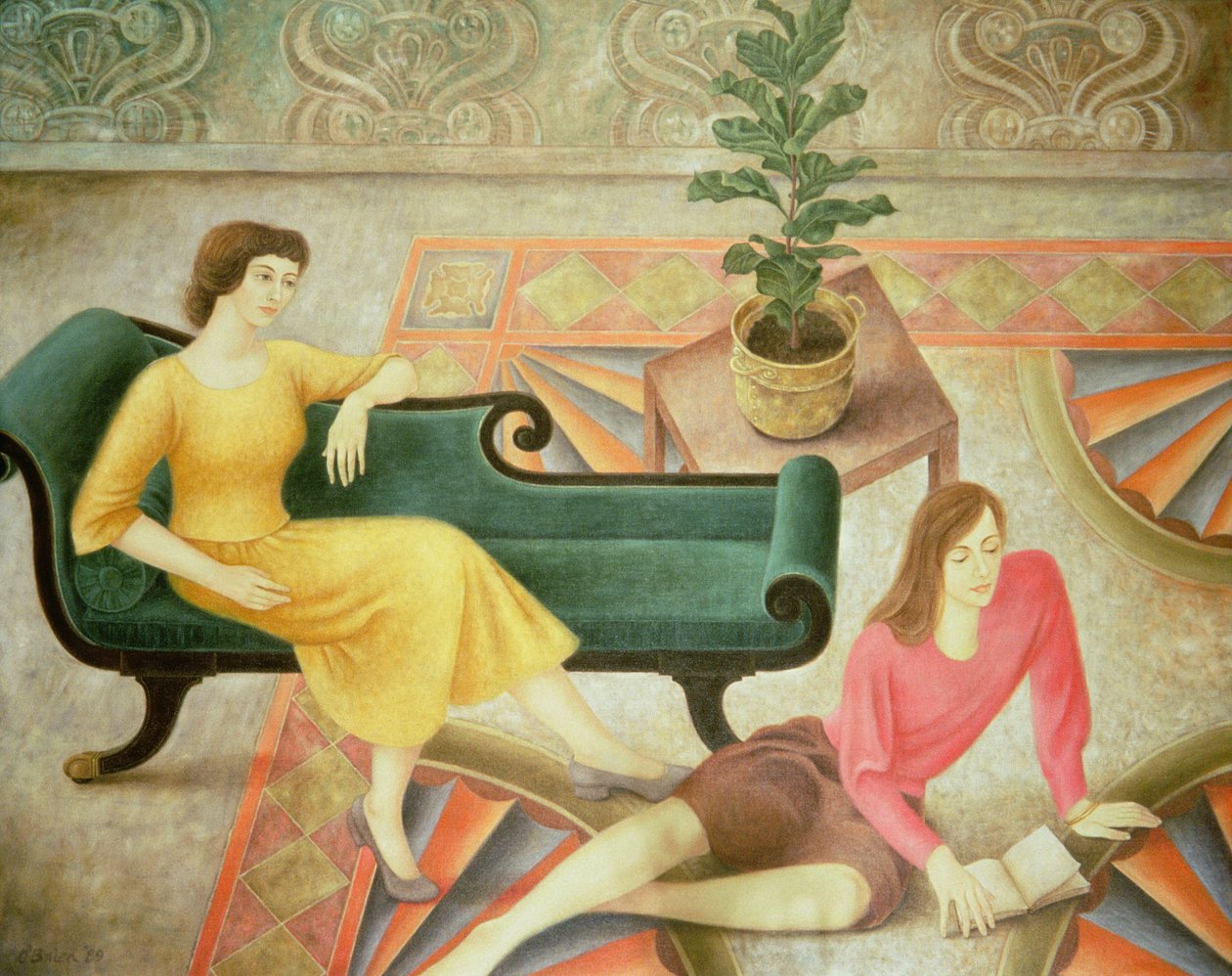 十几岁的女儿，1989年 作者 帕特里夏·奥布莱恩（Patricia OBrien）