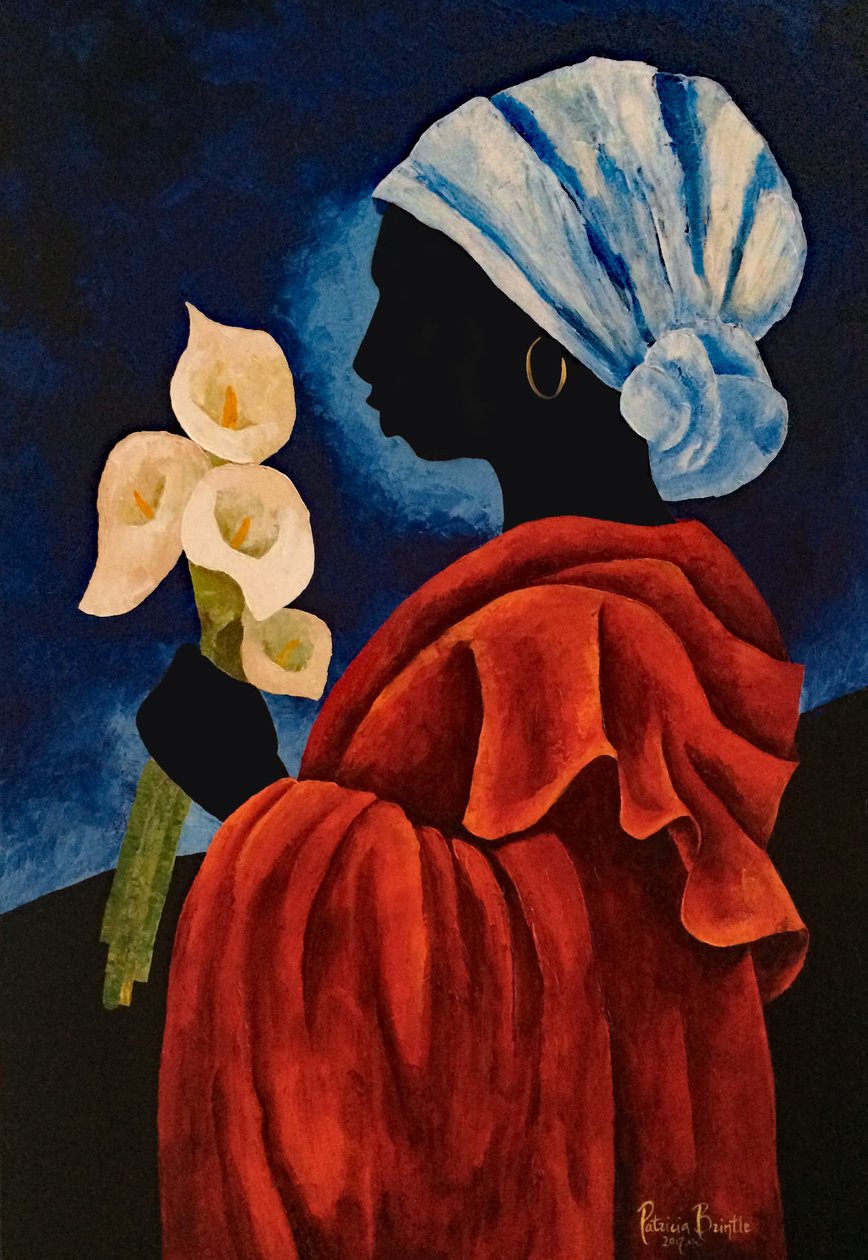 Callas four, 2017 (acrylic on canvas) 作者 帕特里夏·布林特（Patricia Brintle）