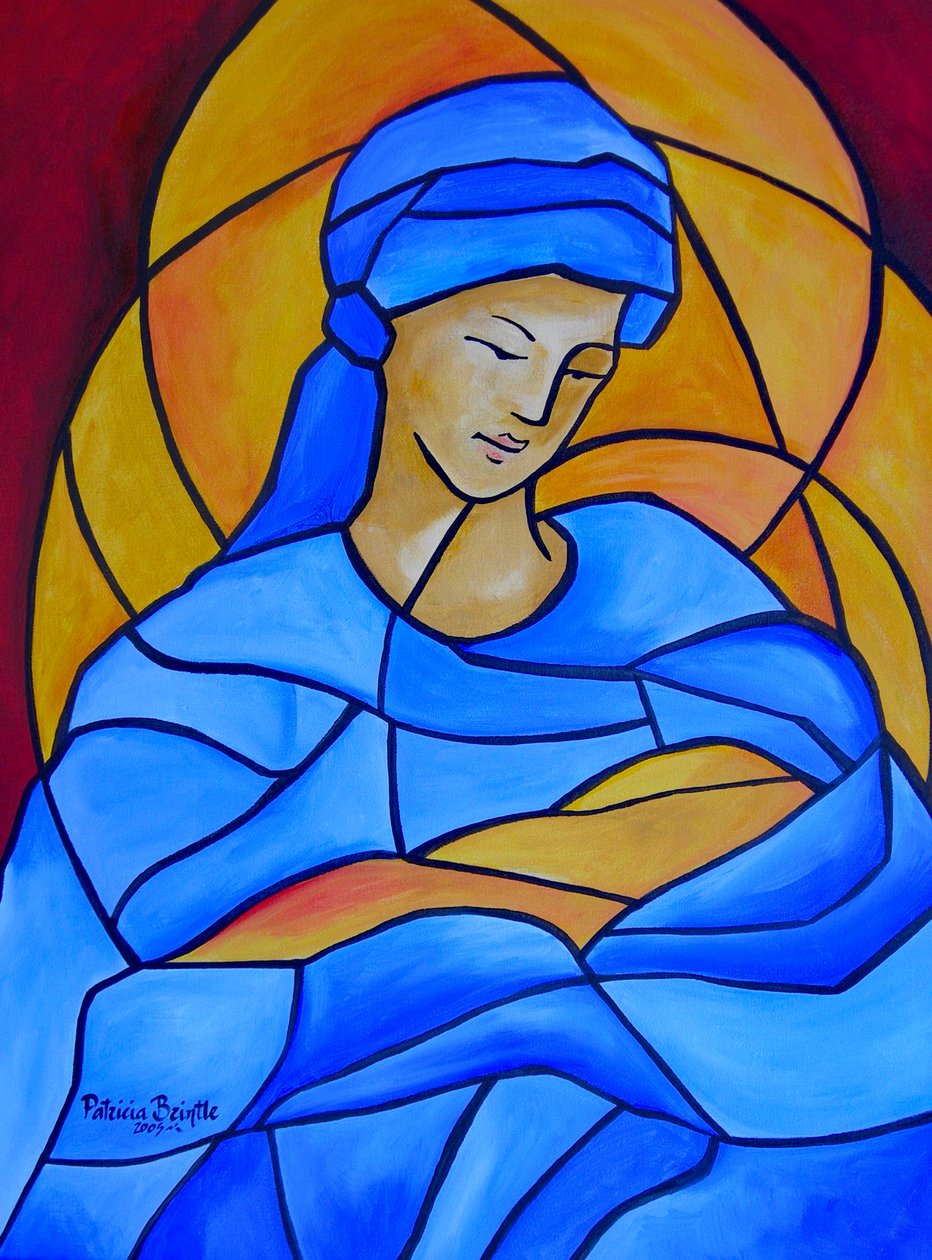 Maria full of grace, 2005 (acrylic on canvas) 作者 帕特里夏·布林特（Patricia Brintle）