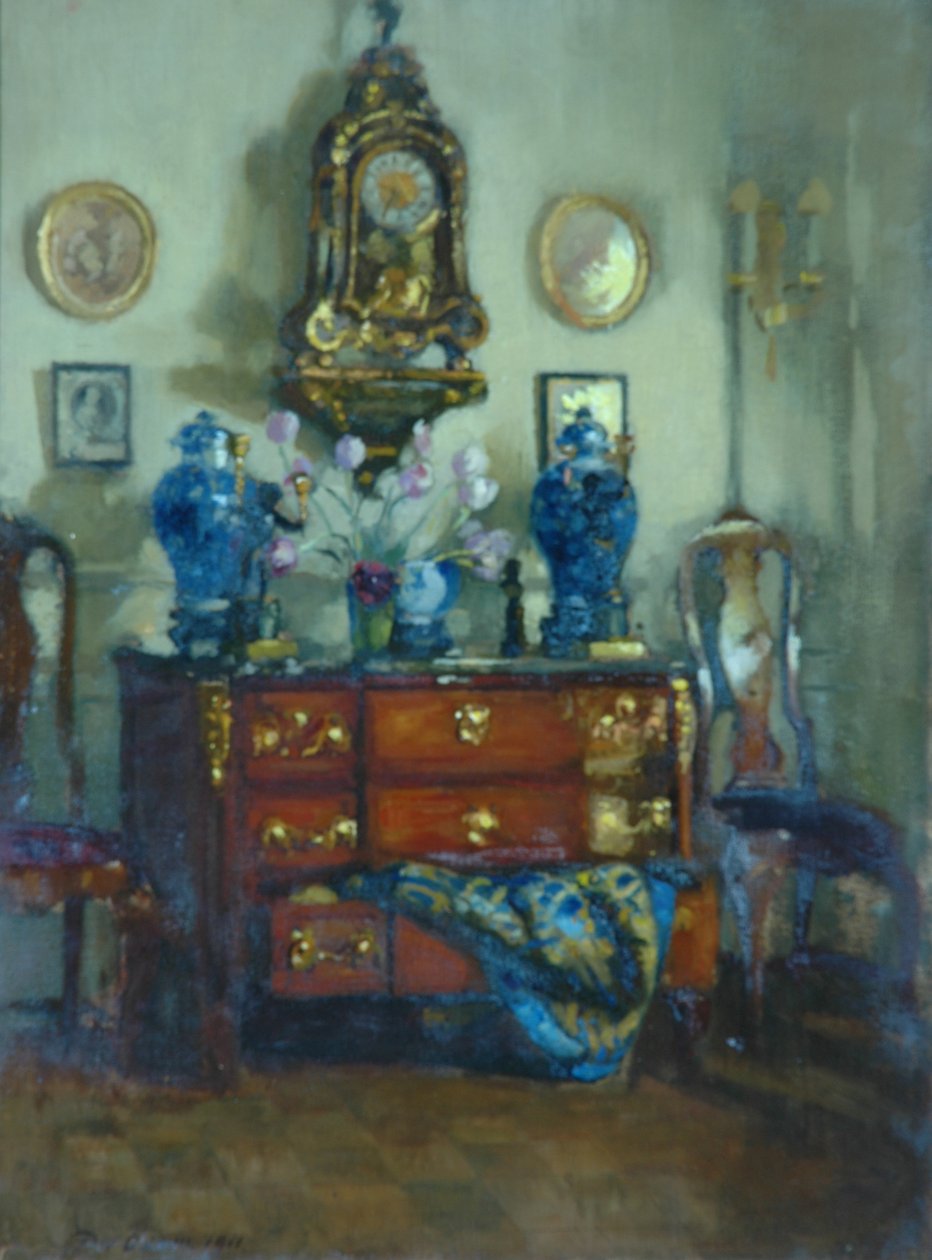 蓝色和金色，1911年 作者 帕特里克·威廉·亚当斯