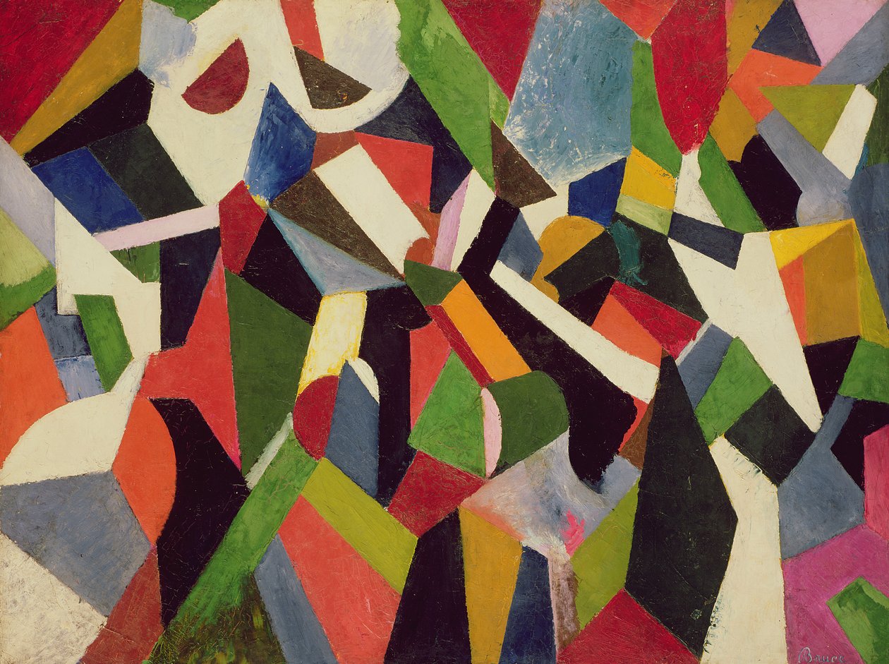 组合物II，c.1916 作者 帕特里克·亨利·布鲁斯