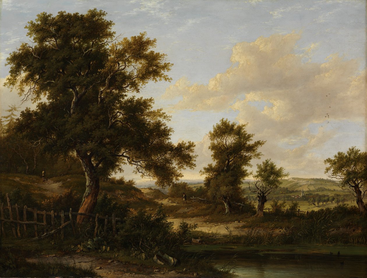 1828年，肯特郡Penshurst附近。 作者 帕特里克·纳斯米斯