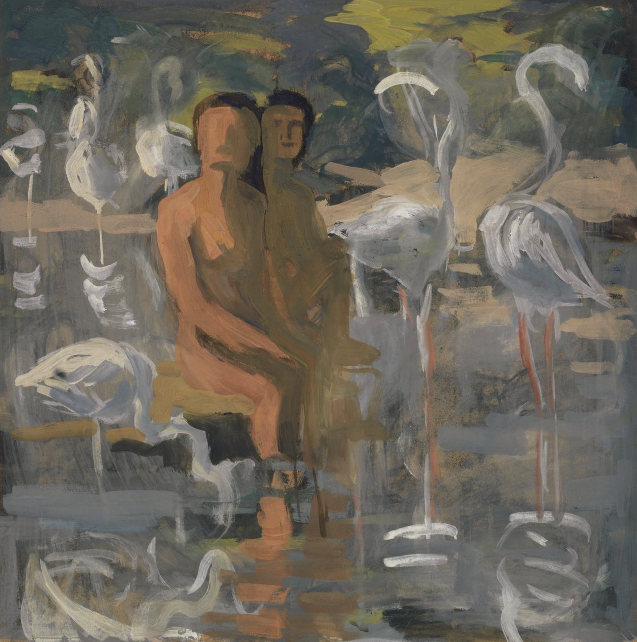 火烈鸟，c.1913-15 作者 保罗·阿尔瑟