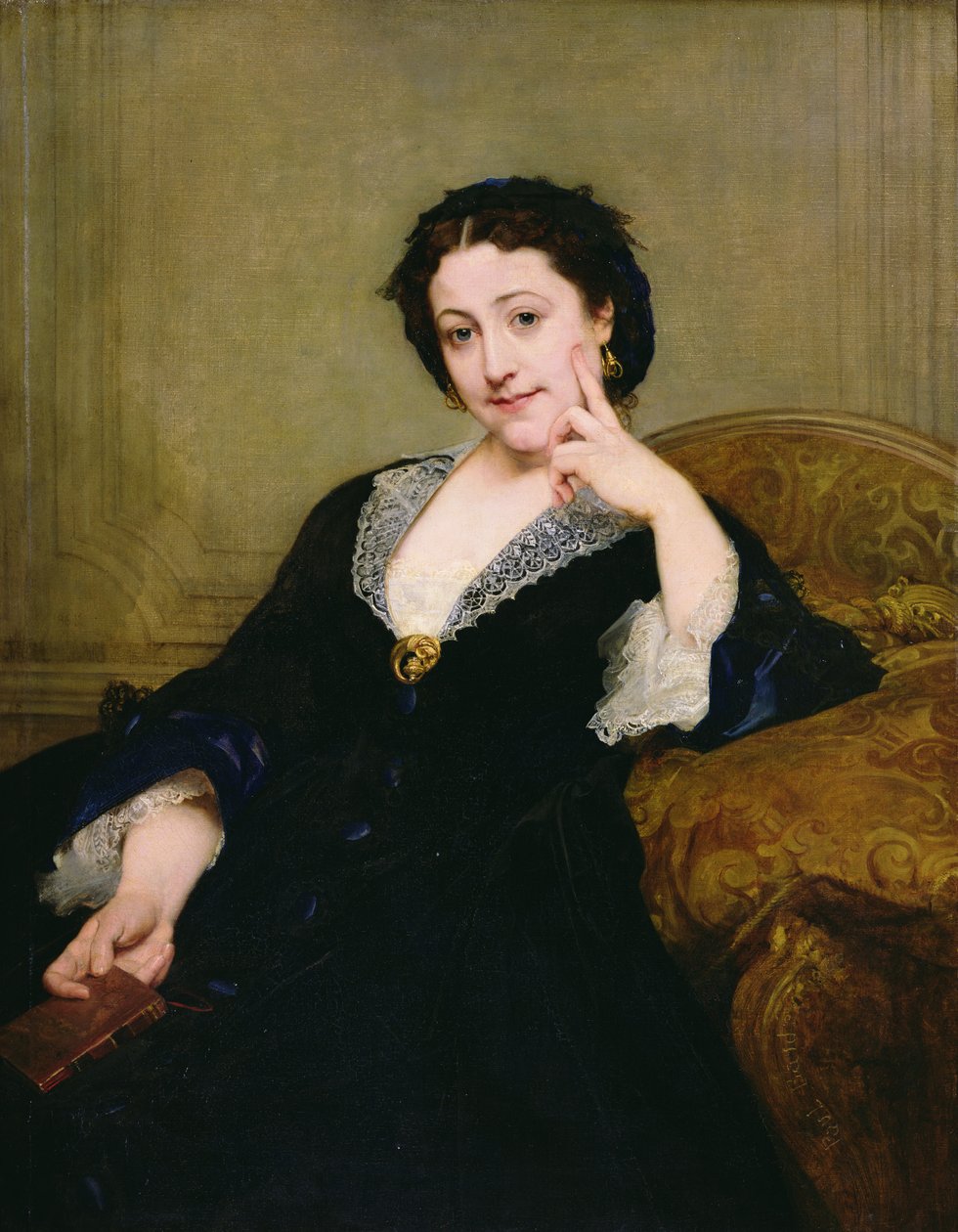 1860年，Comedie-Francaise的Madeleine Brohant（1833-1900） 作者 保罗·鲍德里
