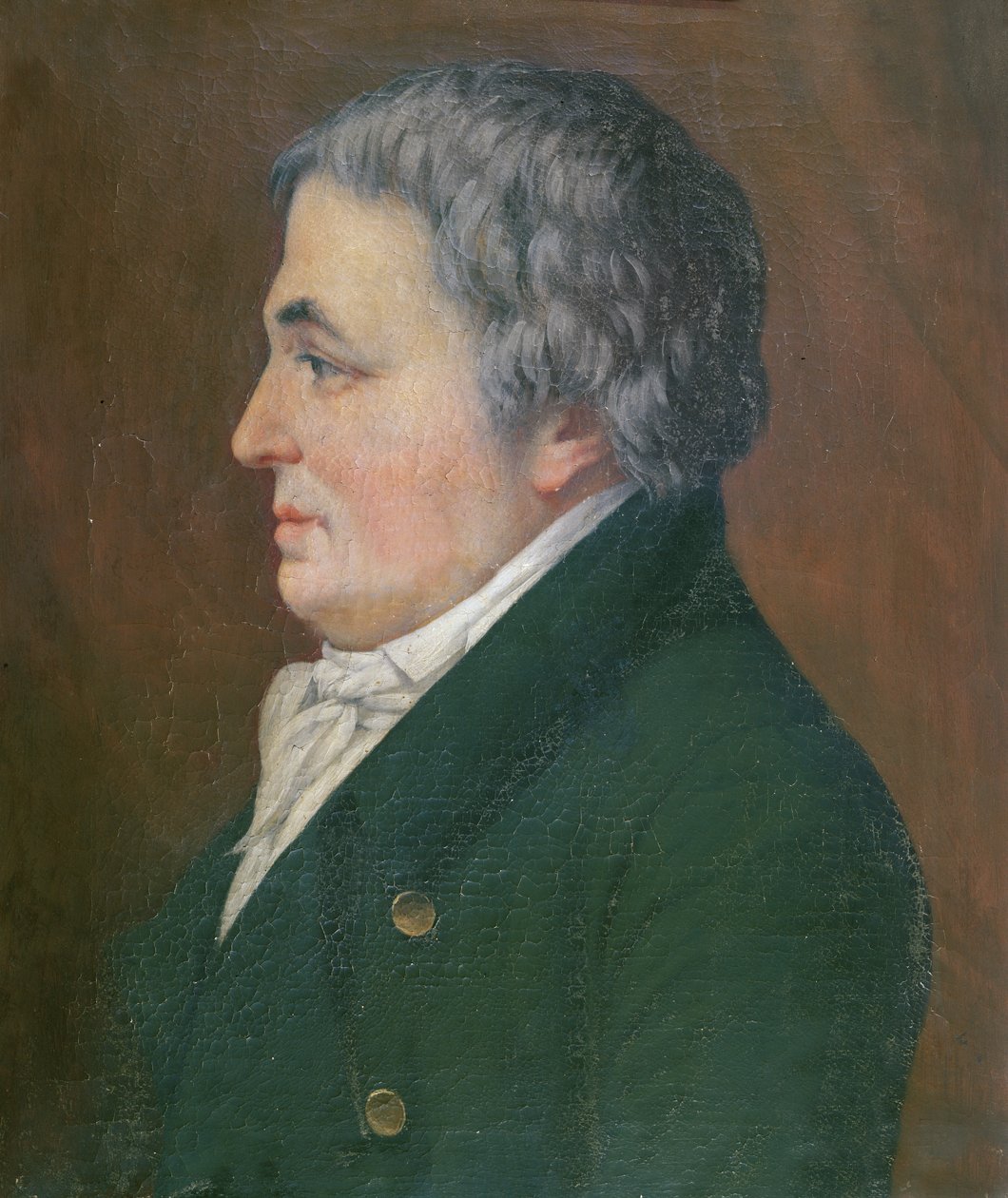 Franz Anton Mesmer（1734-1815），年龄72岁，1847年（画布上的彩绘） 作者 保罗·卡彭迪尔