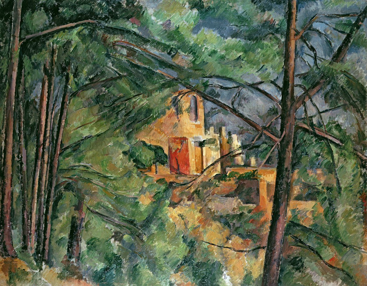 Chateau Noir，c.1904 作者 保罗·塞尚