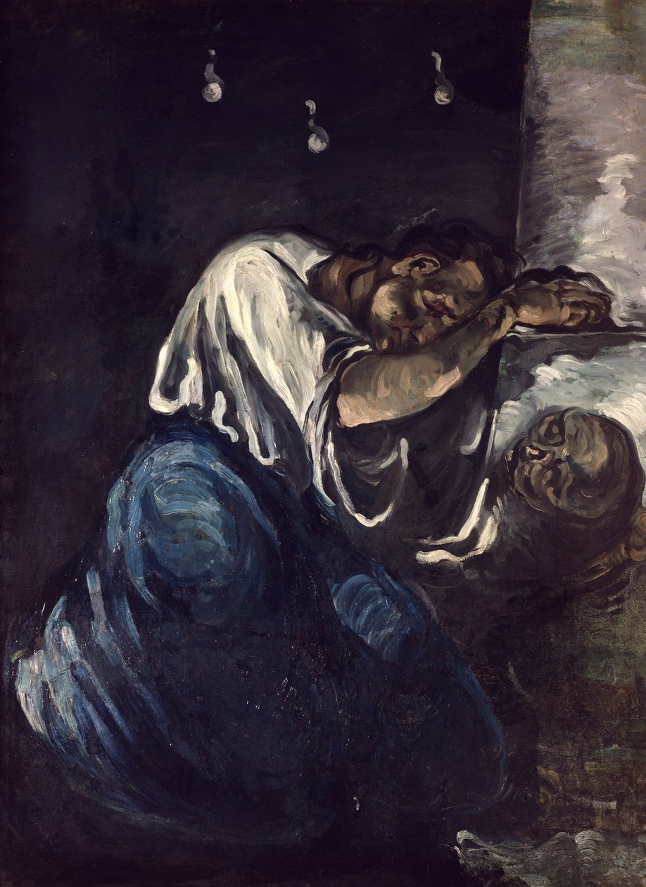马德琳，或痛苦，c.1869 作者 保罗·塞尚